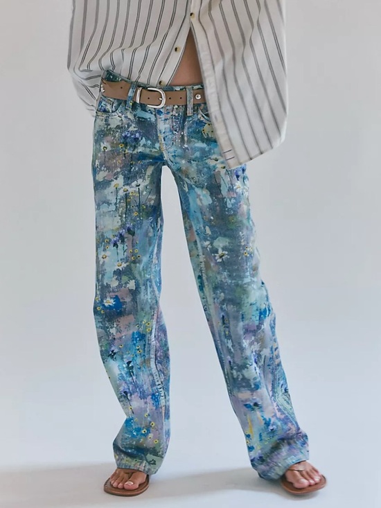 Free People Denim - Free People We The Free Tennessee Low-Rise Illusions Jeans | 25 NWT